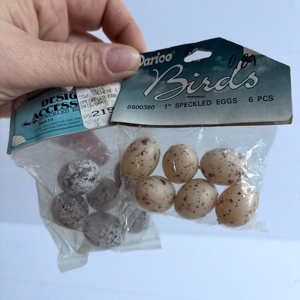 Vintage Speckled Craft Egg Bundle Darice Mangelsons 1 in